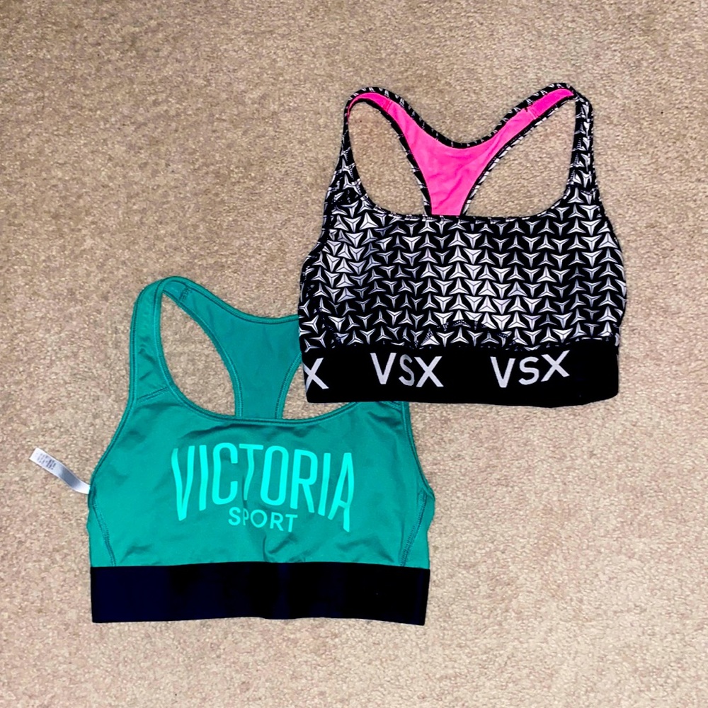 Two pack Victoria Secret Sport bras.